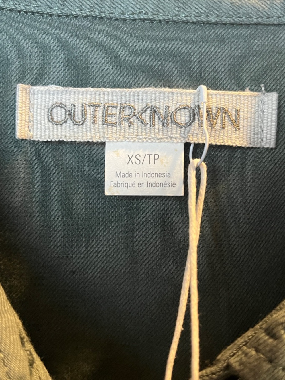 Outerknown S.E.A. Suit Jumpsuit Green Organic Cotton Linen Utility Coverall NWT - Picture 6 of 7